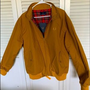 Fred Perry Waxed and Lined Harrington Jacket